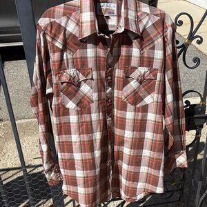 Authentic Western Plaid Shirt